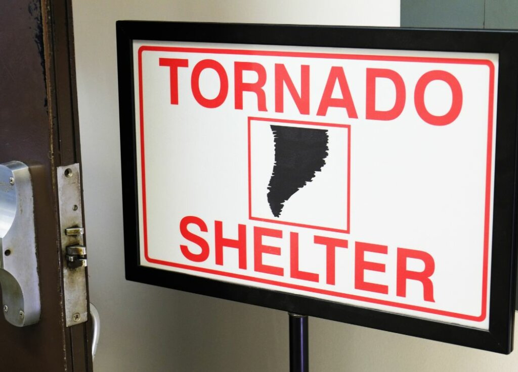 Prepare a tornado shelter
