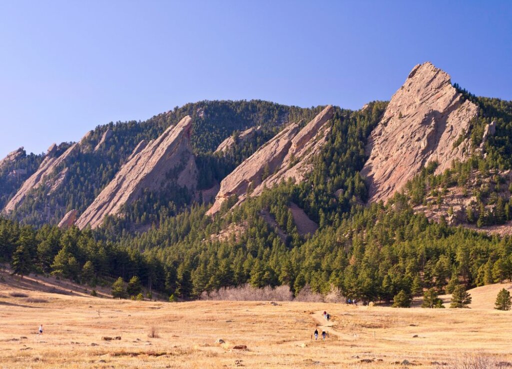First And Second Flatirons Trail In Boulder