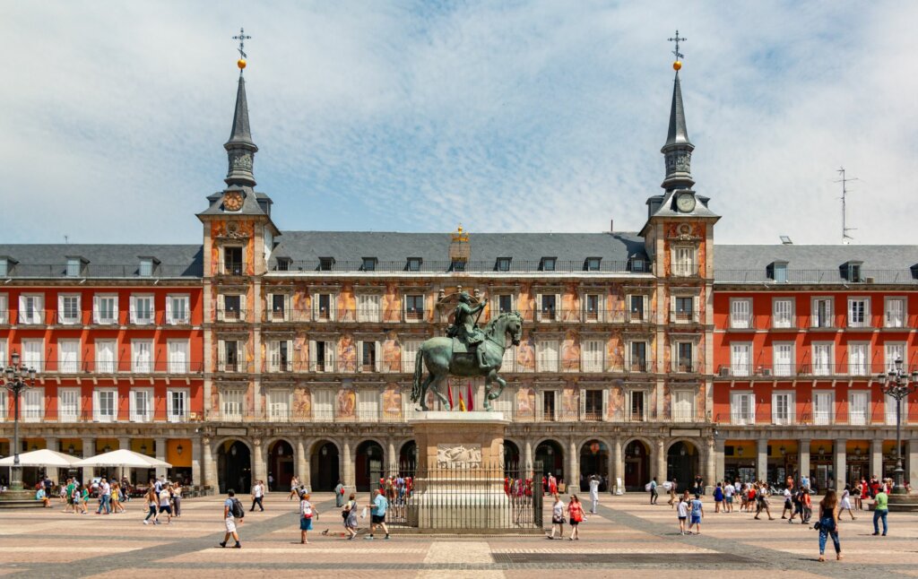 meal in Plaza Mayor